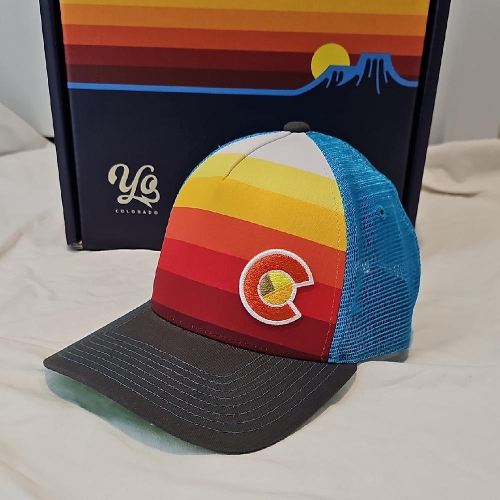 NWT YoColorado "Sunset Fader" Trucker Hat